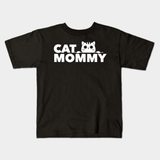 Cat Mom Cute Gift Cat Owner Kids T-Shirt